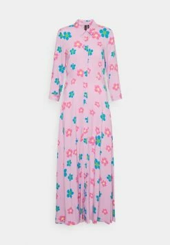 YASSAVANNA LONG SHIRT DRESS - Robe Longue - Pink Lady/emily