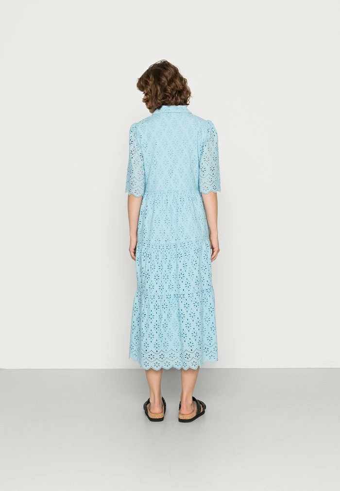 YASBARINA MIDI DRESS - Robe De Jour - Sky Blue 3 YASBARINA MIDI DRESS - Robe De Jour - Sky Blue – Image 3