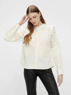 YASLOLIRO - Blouse - Eggnog