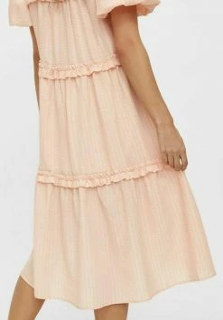 YAS Robe De Jour - Apricot Cream -YAS Soldes Boutique e4174c2b5c6b44019acde27b1f4f0468