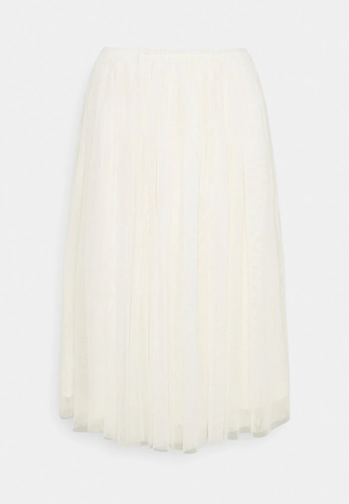 YASBEDDA MIDI SKIRT - Jupe Trapèze - Pearled Ivory 5 YASBEDDA MIDI SKIRT - Jupe Trapèze - Pearled Ivory – Image 5