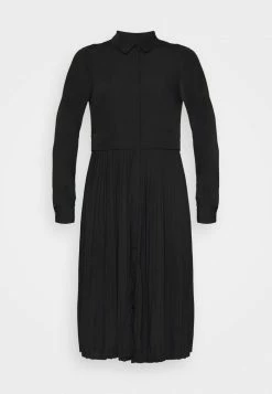 YASPINO MIDI DRESS - Robe Chemise - Black -YAS Soldes Boutique e4d4519d89b94452a911f805fbf59389
