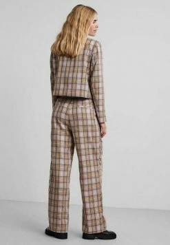 YAS FREETOWN - Pantalon Classique - Tannin -YAS Soldes Boutique e82a58f6a2ee42278b3fefd9d09b920b