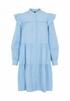 YASVIOLI - Robe Chemise - Vista Blue -YAS Soldes Boutique ed52bcc04ec24b44ac66f55cfd2a373d