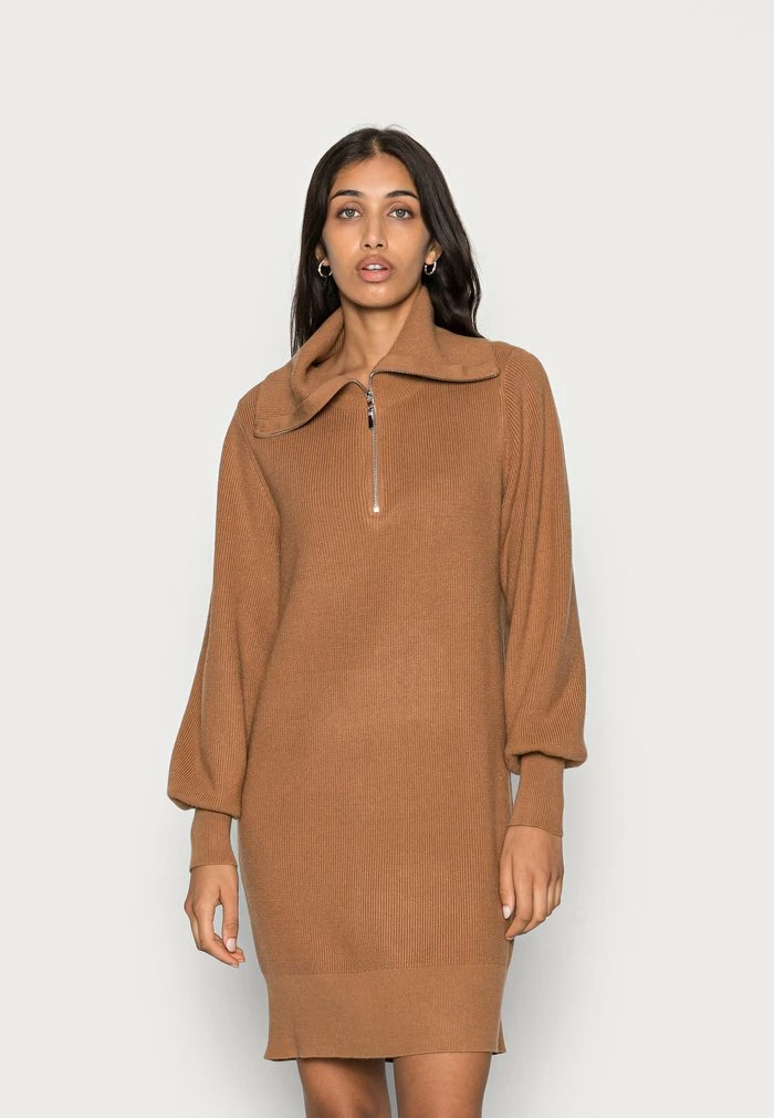 YAS Robe Pull - Tobacco Brown 1 YAS Robe Pull - Tobacco Brown