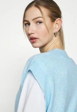 YASLOLA GILET - T-shirt Imprimé - Della Robbia Blue -YAS Soldes Boutique edefced22ec64d47b95a325cb0608b8c