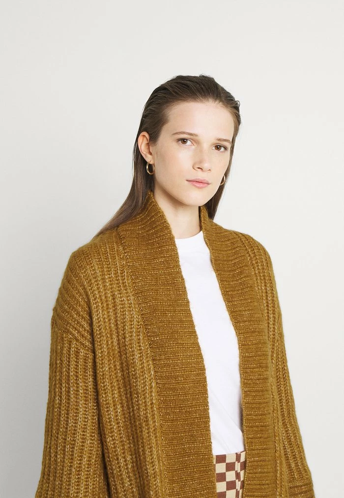 YASSUDANA CARDIGAN - Gilet - Bombay Brown Melange 4 YASSUDANA CARDIGAN - Gilet - Bombay Brown Melange – Image 4