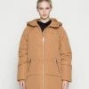 YAS BRAMILLA PADDED JACKET - Manteau Court - Tobacco Brown