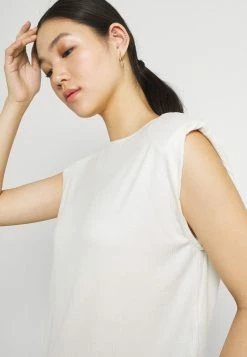 YASELLE PADDED SHOULDER - Débardeur - Eggnog -YAS Soldes Boutique f2e728c7345c45098fcbda5ab0e7dafe