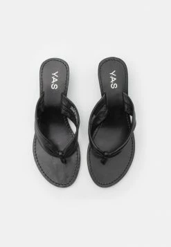 YASSALLI WEDGE - Tongs - Black -YAS Soldes Boutique f31097f7f8be420ea9be1ccf0a0020dd