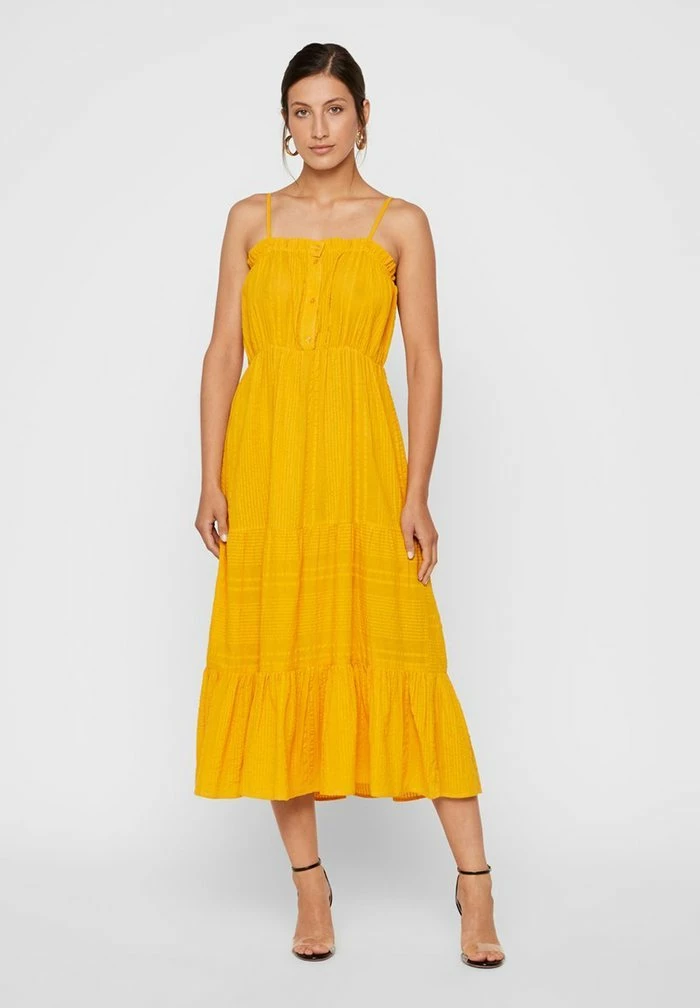 YAS Robe De Jour - Golden Rod 2 YAS Robe De Jour - Golden Rod – Image 2