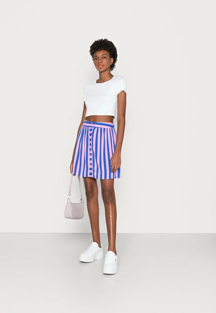 YASSAVANNA SKIRT - Minijupe - Pastel Lavender/amparo Blue 2 YASSAVANNA SKIRT - Minijupe - Pastel Lavender/amparo Blue – Image 2