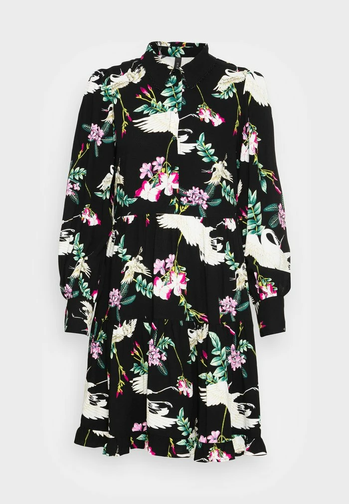 YASCRANE DRESS - Robe Chemise - Black 4 YASCRANE DRESS - Robe Chemise - Black – Image 4