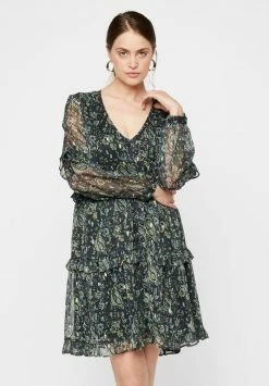 YAS Robe De Jour - Black Olive