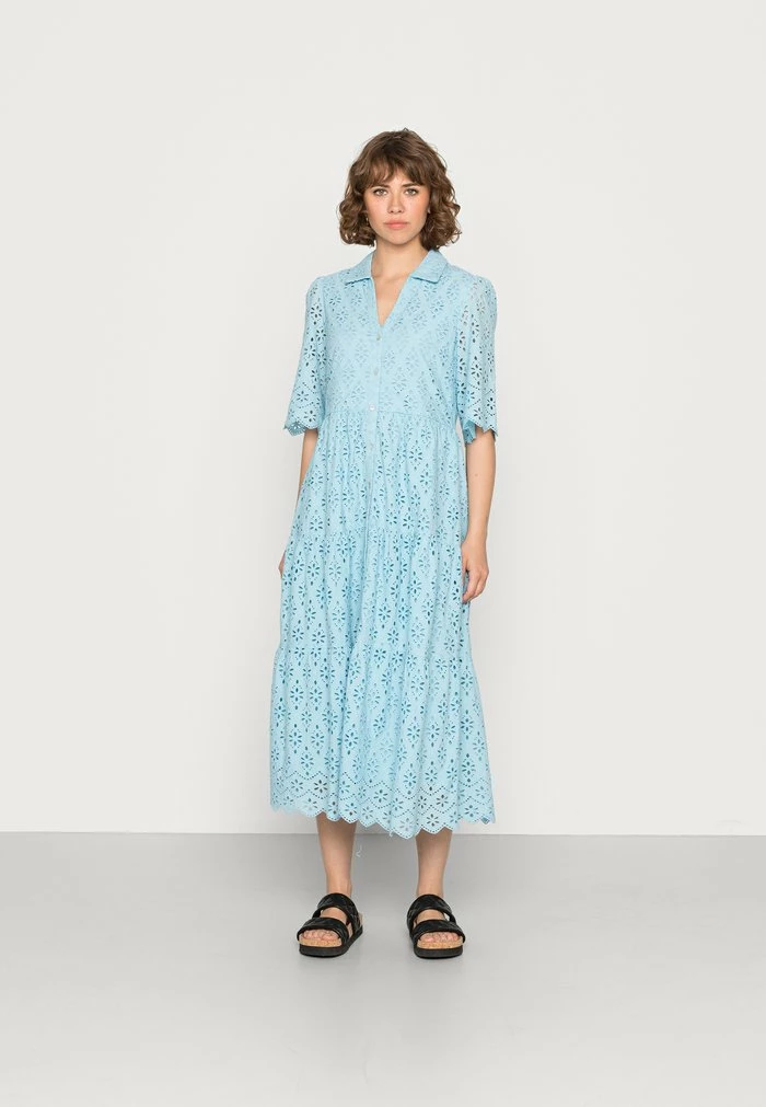 YASBARINA MIDI DRESS - Robe De Jour - Sky Blue 1 YASBARINA MIDI DRESS - Robe De Jour - Sky Blue