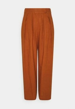 YASCARALA WIDE PANT - Pantalon Classique - Caramel Cafe