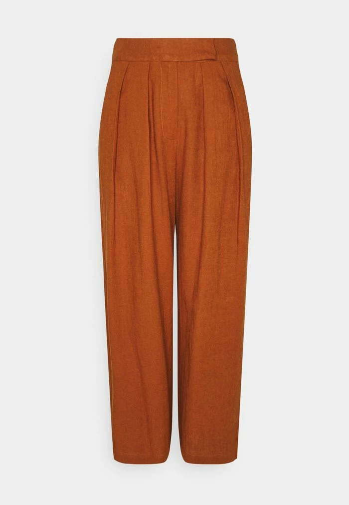 YASCARALA WIDE PANT - Pantalon Classique - Caramel Cafe 1 YASCARALA WIDE PANT - Pantalon Classique - Caramel Cafe