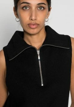 YASDALMA ZIP - Pullover - Black -YAS Soldes Boutique fe9e588494e34ac3ad10a329964960ad