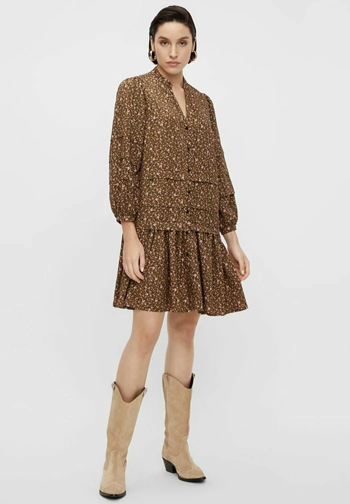 YASLALLA - Robe De Jour - Capulet Olive 2 YASLALLA - Robe De Jour - Capulet Olive – Image 2