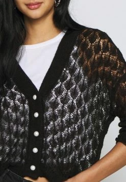 YASSOFIA CARDIGAN - Gilet - Black -YAS Soldes Boutique ff67a6a5e1774e519fbb71d9d3d329e3